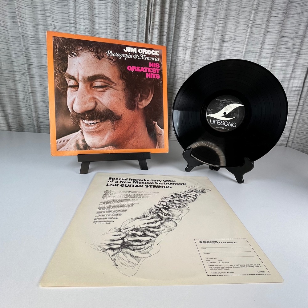 Jim Croce Photographs & Memories Vinyl Black Greatest Hits LP NM-
